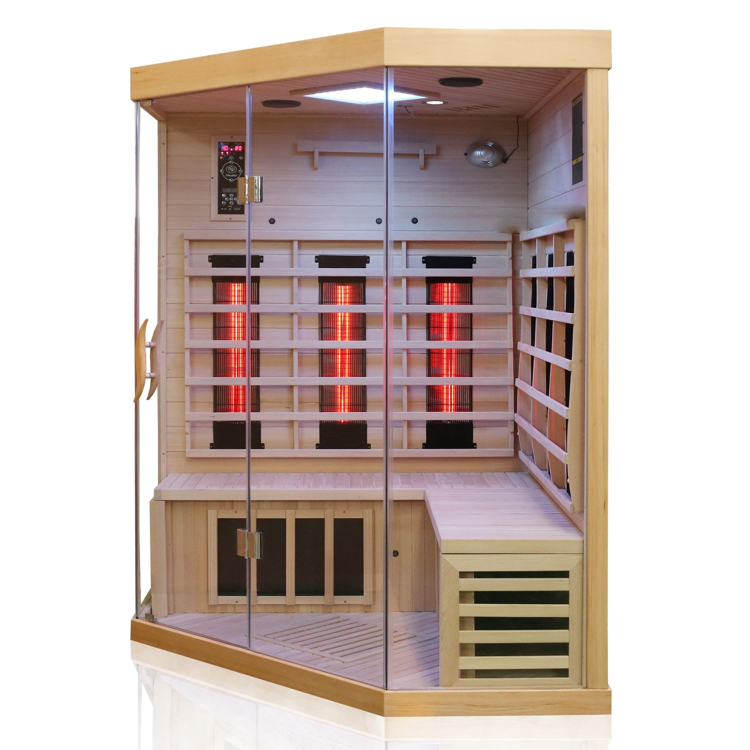 Velsauna Bris 140 — Infrarød kabine · 140x140 cm. Billede 1 af 8.
