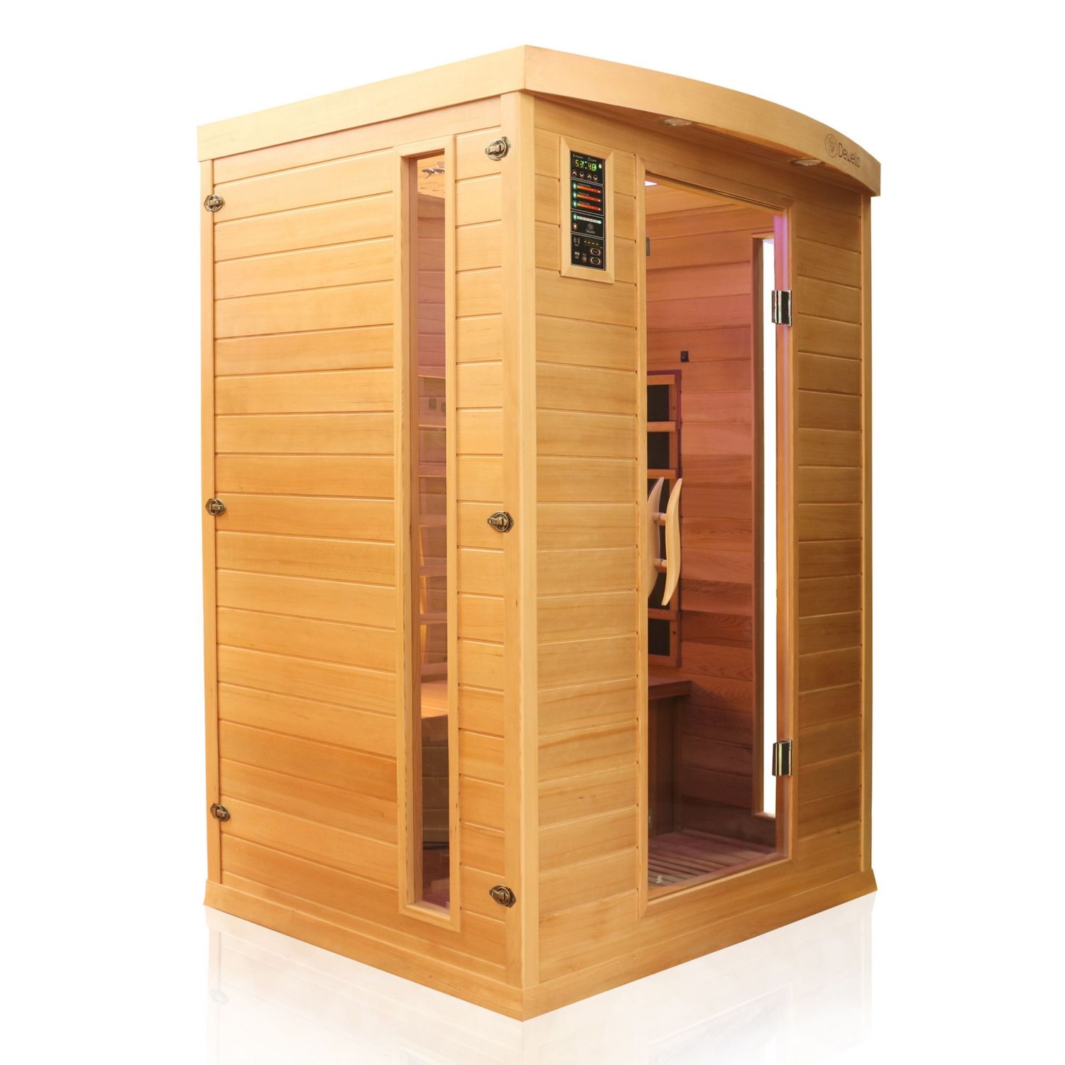 Velsauna Fjord 135 Ceder — Infrarød kabine · 135x105 cm. Billede 1 af 8.