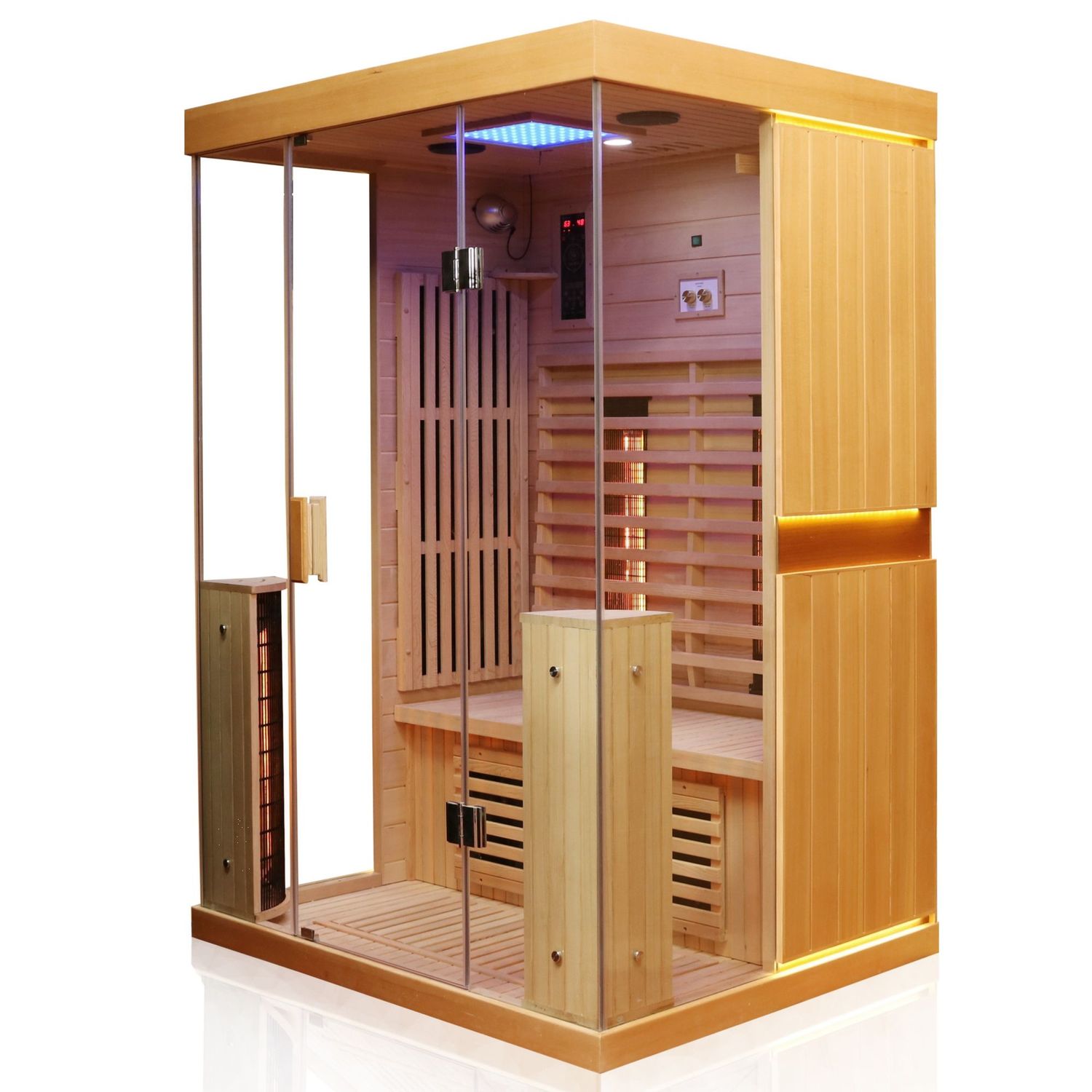 Velsauna Lyng 130 — Infrarød kabine · 130x105 cm. Billede 1 af 8.