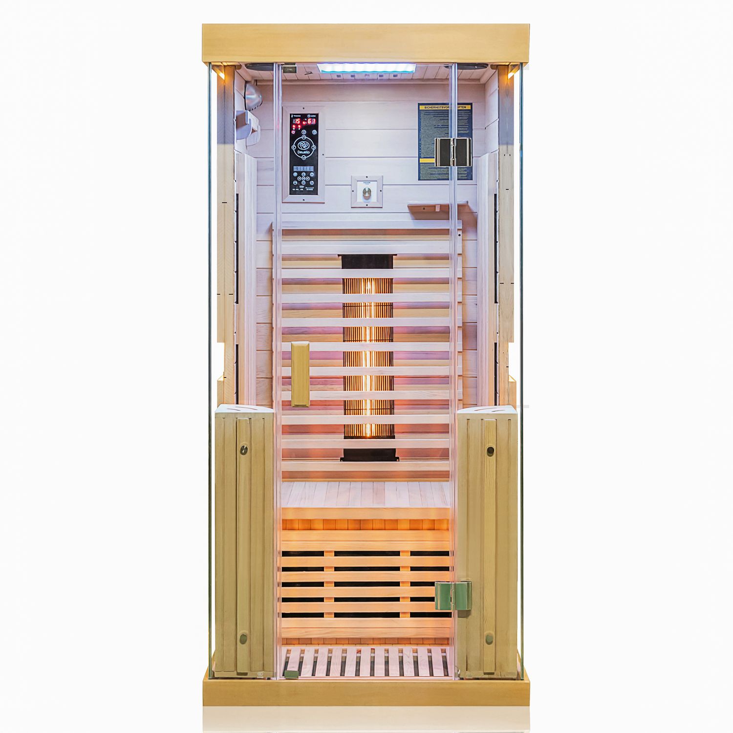 Velsauna Lyng 90 — Infrarød kabine · 90x90 cm. Billede 1 af 8.