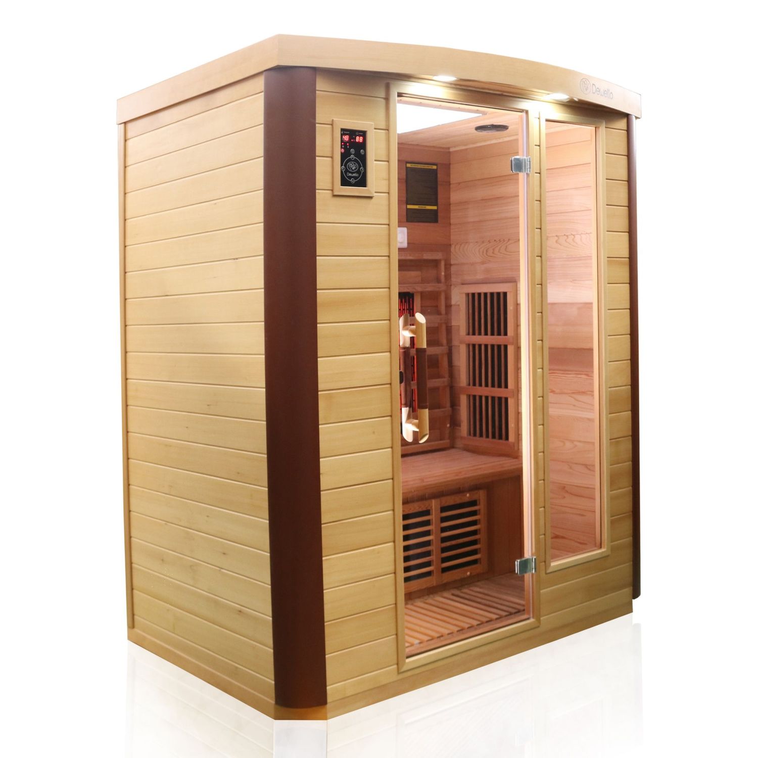 Velsauna Tind 160 — Infrarød kabine · 160x110 cm. Billede 1 af 8.